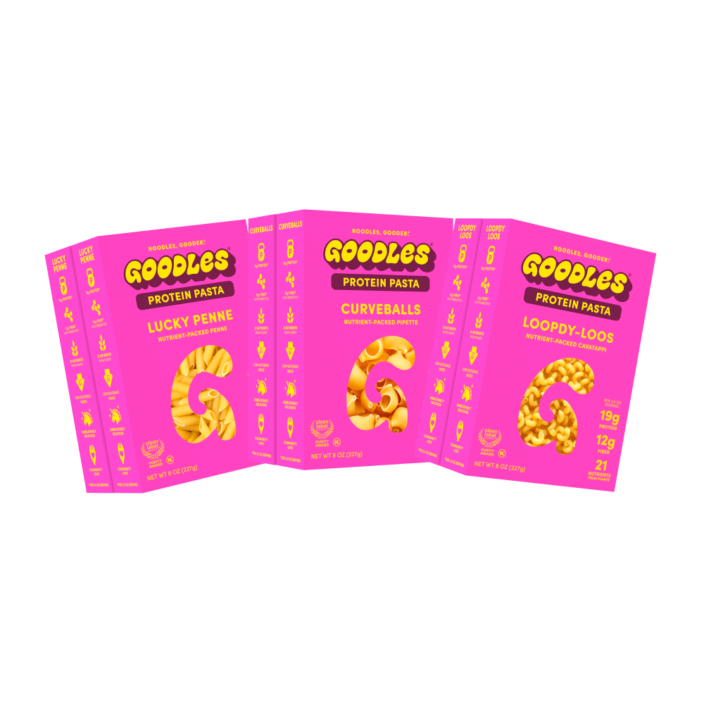 Protein Pasta VarietyPack Hero Image New 1000x1000